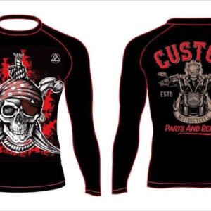 100 polyester sublimation mens custom rash guard shirts