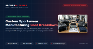 Cost Breakdown of Custom Sportswear Manufacturing: Samples, Bulk, Shipping & Tariffs - Sports Outlines Sialkot Manufacturer