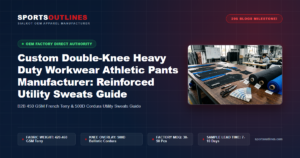 Custom Double-Knee Heavy Duty Workwear Athletic Pants Manufacturer: Reinforced Utility Sweats Guide - Sports Outlines Sialkot Manufacturer