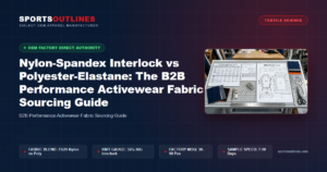 Nylon-Spandex Interlock vs Polyester-Elastane: The B2B Performance Activewear Fabric Sourcing Guide - Sports Outlines Sialkot Manufacturer