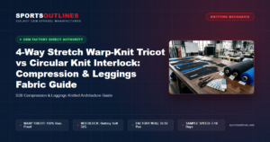 4-Way Stretch Warp-Knit Tricot vs Circular Knit Interlock: Compression & Leggings Fabric Guide - Sports Outlines Sialkot Manufacturer