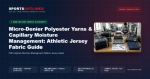 Micro-Denier Polyester Yarns & Capillary Moisture Management: Athletic Jersey Fabric Guide - Sports Outlines Sialkot Manufacturer