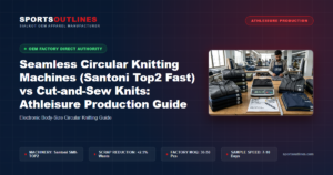 Seamless Circular Knitting Machines (Santoni Top2 Fast) vs Cut-and-Sew Knits: Athleisure Production Guide - Sports Outlines Sialkot Manufacturer