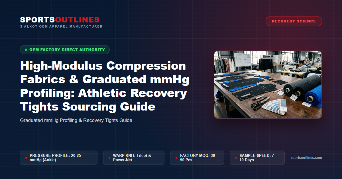 High-Modulus Compression Fabrics & Graduated mmHg Profiling: Athletic Recovery Tights Sourcing Guide - Sports Outlines Sialkot Manufacturer