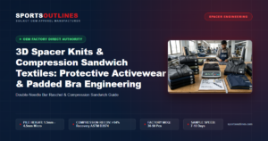 3D Spacer Knits & Compression Sandwich Textiles: Protective Activewear & Padded Bra Engineering - Sports Outlines Sialkot Manufacturer