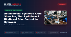 Antimicrobial Synthetic Knits: Silver Ion, Zinc Pyrithione & Bio-Based Odor Control for Gymwear - Sports Outlines Sialkot Manufacturer