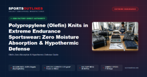 Polypropylene (Olefin) Knits in Extreme Endurance Sportswear: Zero Moisture Absorption & Hypothermic Defense - Sports Outlines Sialkot Manufacturer