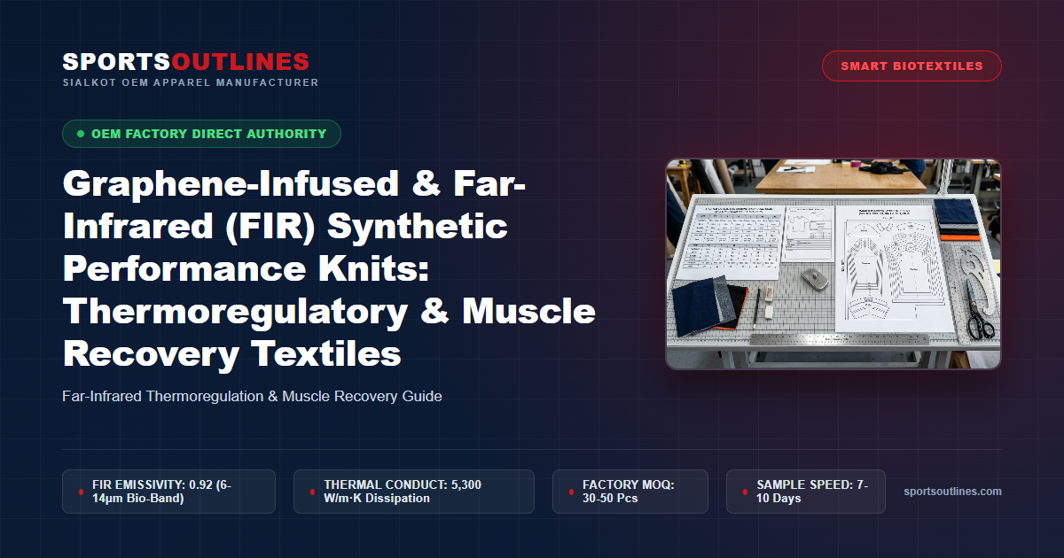 Graphene-Infused & Far-Infrared (FIR) Synthetic Performance Knits: Thermoregulatory & Muscle Recovery Textiles - Sports Outlines Sialkot Manufacturer