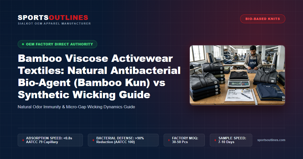 Bamboo Viscose Activewear Textiles: Natural Antibacterial Bio-Agent (Bamboo Kun) vs Synthetic Wicking Guide - Sports Outlines Sialkot Manufacturer