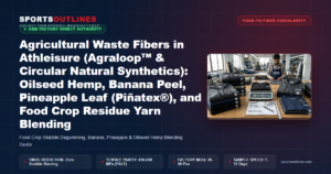 Agricultural Waste Fibers in Athleisure (Agraloop™ & Circular Natural Synthetics): Oilseed Hemp, Banana Peel, Pineapple Leaf (Piñatex®), and Food Crop Residue Yarn Blending - Sports Outlines Sialkot Manufacturer