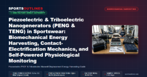 Piezoelectric & Triboelectric Nanogenerators (PENG & TENG) in Sportswear: Biomechanical Energy Harvesting, Contact-Electrification Mechanics, and Self-Powered Physiological Monitoring - Sports Outlines Sialkot Manufacturer