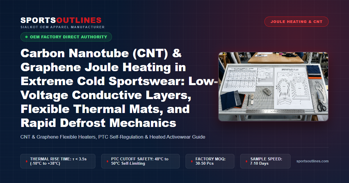 Carbon Nanotube (CNT) & Graphene Joule Heating in Extreme Cold Sportswear: Low-Voltage Conductive Layers, Flexible Thermal Mats, and Rapid Defrost Mechanics - Sports Outlines Sialkot Manufacturer