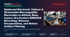 Epidermal Electronic Tattoos & Stretchable Biocompatible Electrodes in Athletic Base Layers: Dry-Contact EMG/ECG Recording, Siloxane Encapsulation, and Motion-Artifact Filtering - Sports Outlines Sialkot Manufacturer