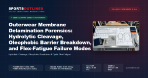 Outerwear Membrane Delamination Forensics: Hydrolytic Cleavage, Oleophobic Barrier Breakdown, and Flex-Fatigue Failure Modes - Sports Outlines Sialkot Manufacturer