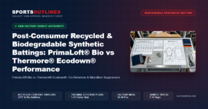 Post-Consumer Recycled & Biodegradable Synthetic Battings: PrimaLoft® Bio vs Thermore® Ecodown® Performance - Sports Outlines Sialkot Manufacturer