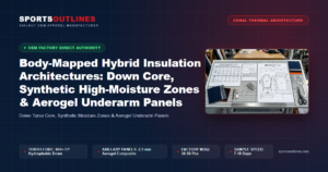 Body-Mapped Hybrid Insulation Architectures: Down Core, Synthetic High-Moisture Zones & Aerogel Underarm Panels - Sports Outlines Sialkot Manufacturer