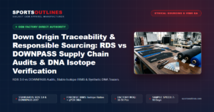Down Origin Traceability & Responsible Sourcing: RDS vs DOWNPASS Supply Chain Audits & DNA Isotope Verification - Sports Outlines Sialkot Manufacturer