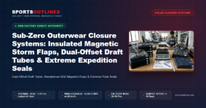 Sub-Zero Outerwear Closure Systems: Insulated Magnetic Storm Flaps, Dual-Offset Draft Tubes & Extreme Expedition Seals - Sports Outlines Sialkot Manufacturer