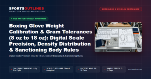 Boxing Glove Weight Calibration & Gram Tolerances (8 oz to 18 oz): Digital Scale Precision, Density Distribution & Sanctioning Body Rules - Sports Outlines Sialkot Manufacturer