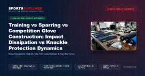 Training vs Sparring vs Competition Glove Construction: Impact Dissipation vs Knuckle Protection Dynamics - Sports Outlines Sialkot Manufacturer