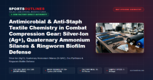 Antimicrobial & Anti-Staph Textile Chemistry in Combat Compression Gear: Silver-Ion (Ag+), Quaternary Ammonium Silanes & Ringworm Biofilm Defense - Sports Outlines Sialkot Manufacturer