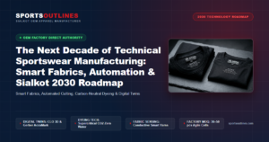 The Next Decade of Technical Sportswear Manufacturing: Smart Fabrics, Automation & Sialkot 2030 Roadmap - Sports Outlines Sialkot Manufacturer