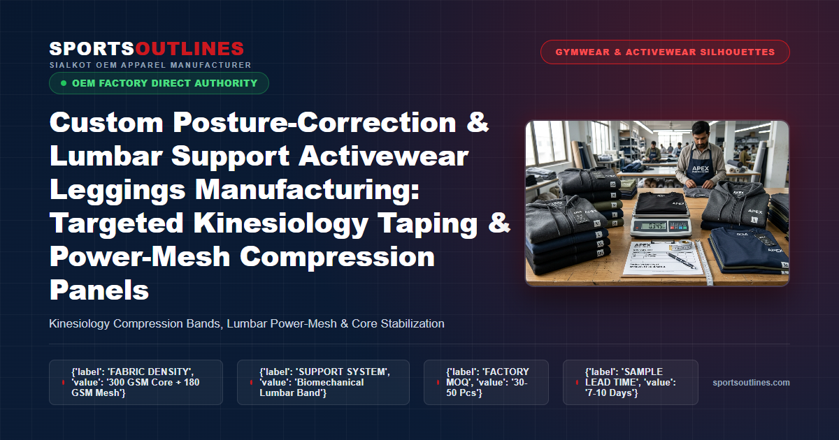 Custom Posture Support Leggings Manufacturing Engineering Guide