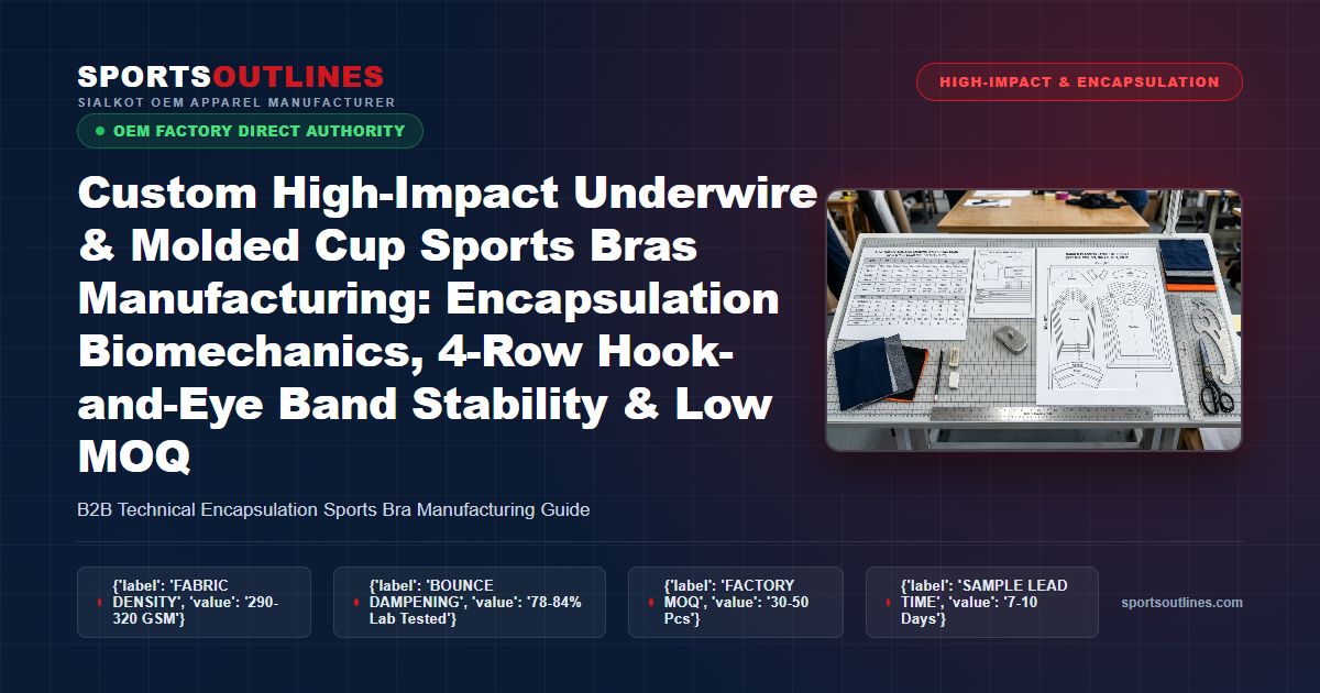 Custom High-Impact Underwire and Molded Cup Sports Bras Manufacturing Blueprint