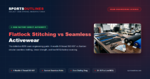 Flatlock Stitching vs Seamless Athletic Apparel: Seam Strength, Chafing & Cost Comparison for Activewear - Sports Outlines Sialkot