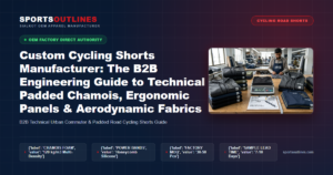 Custom Cycling Shorts Manufacturer: The B2B Engineering Guide to Technical Padded Chamois, Ergonomic Panels & Aerodynamic Fabrics - Sports Outlines Sialkot Manufacturer