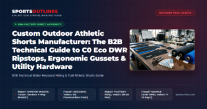 Custom Outdoor Athletic Shorts Manufacturer: The B2B Technical Guide to C0 Eco DWR Ripstops, Ergonomic Gussets & Utility Hardware - Sports Outlines Sialkot Manufacturer