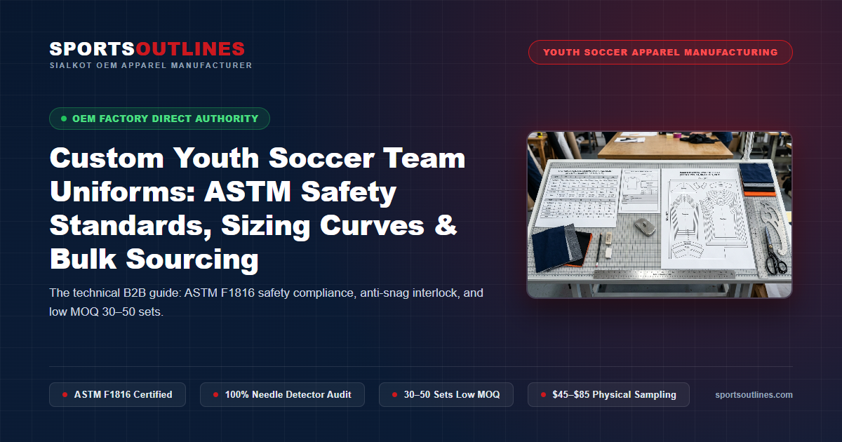 Custom Youth Soccer Uniforms Sialkot Manufacturer Custom Youth Soccer Team Uniforms ASTM Safety Sourcing Guide