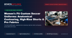 Women's Fit Custom Soccer Uniforms: Anatomical Contouring, High-Rise Shorts & Pro Fabrics - Sports Outlines Sialkot Manufacturer