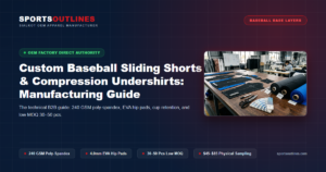 Custom Baseball Sliding Shorts & Compression Undershirts: Manufacturing Guide - Sports Outlines Sialkot Manufacturer