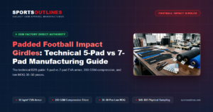 Padded Football Impact Girdles: Technical 5-Pad vs 7-Pad Manufacturing Guide - Sports Outlines Sialkot Manufacturer