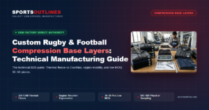 Custom Rugby & Football Compression Base Layers: Technical Manufacturing Guide - Sports Outlines Sialkot Manufacturer