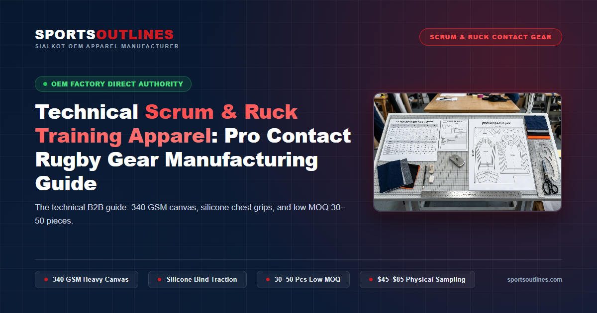 Custom Scrum and Ruck Training Apparel Sialkot Factory Technical Scrum and Ruck Rugby Training Apparel Manufacturing