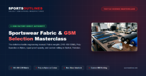 The Ultimate Sportswear Fabric & GSM Selection Guide for Gym, Activewear & Streetwear - Sports Outlines Sialkot Manufacturer