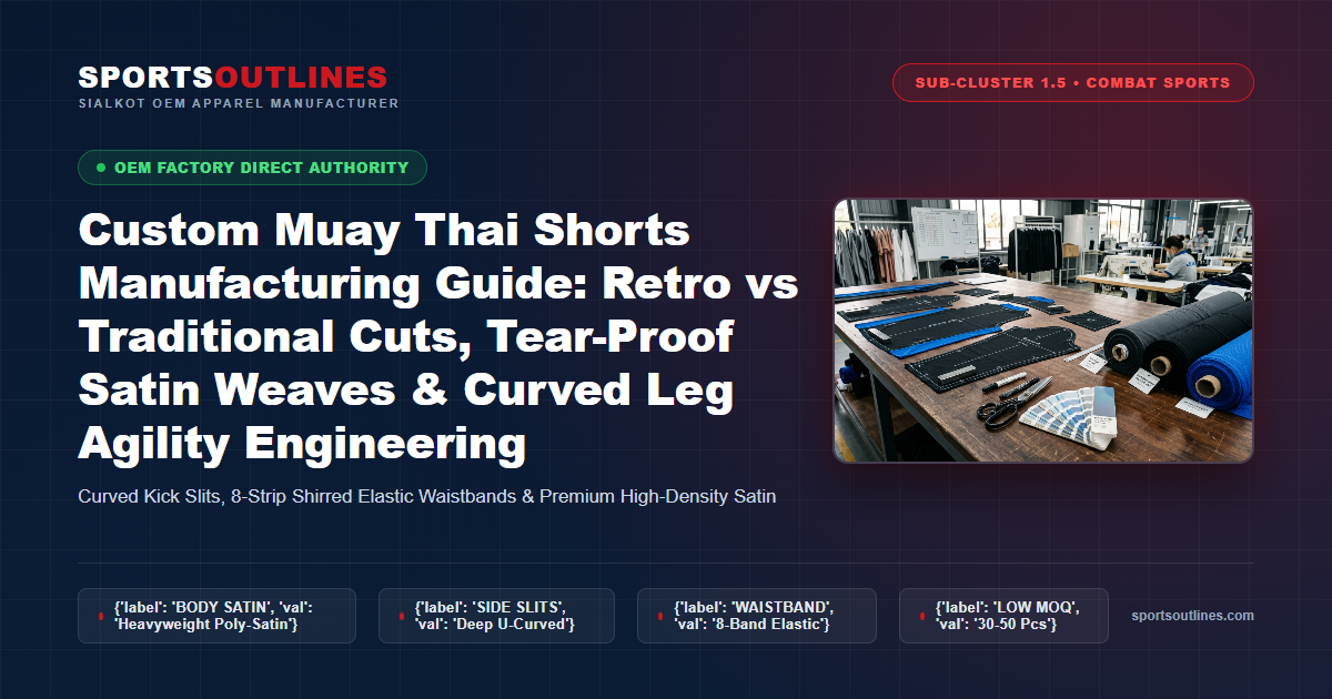 Custom Thai Boxing Shorts Factory Direct Custom Muay Thai Shorts Manufacturing Sialkot Factory