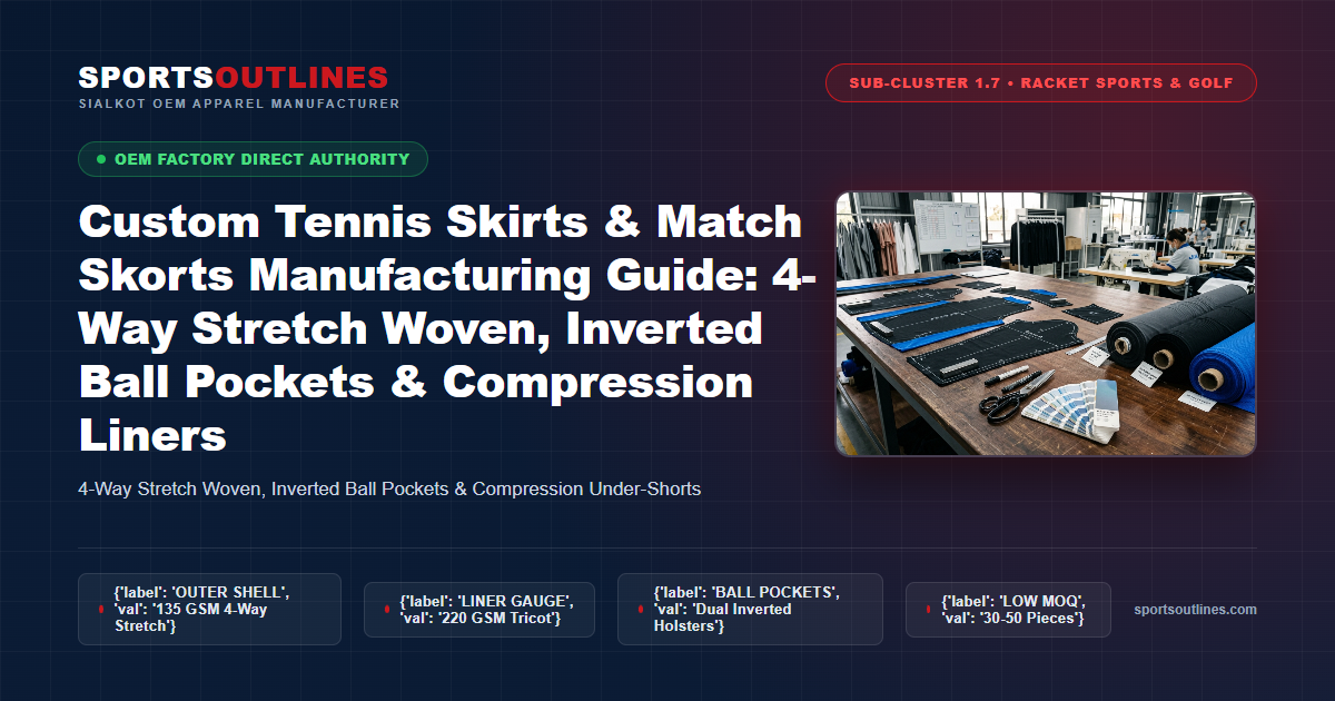 Custom Tennis Skorts Factory Direct Custom Tennis Skirts and Skorts Manufacturing Sialkot Factory
