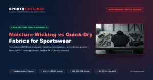 Moisture-Wicking vs Quick-Dry Fabrics: Technical Engineering Guide for Performance Sportswear
