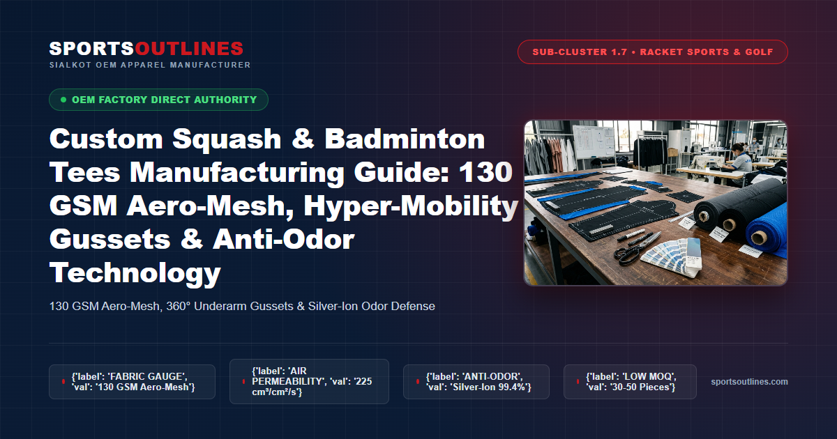 Custom Squash Badminton Tees Factory Direct Custom Squash and Badminton Tees Manufacturing Sialkot Factory