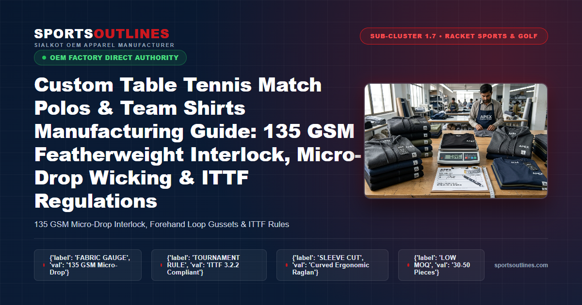 Custom Table Tennis Match Shirts Factory Direct Custom Table Tennis Polos Manufacturing Sialkot Factory