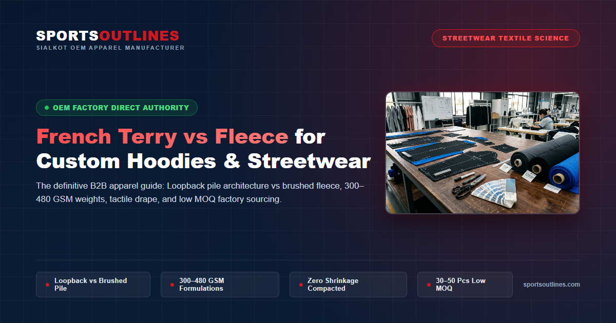 French Terry vs Fleece Technical Comparison French Terry vs Fleece: The Definitive B2B Sourcing Guide for Custom Hoodies, Sweatshirts and Streetwear